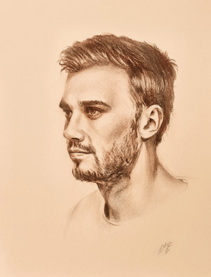Portraitzeichnung von Andy Steinbauer